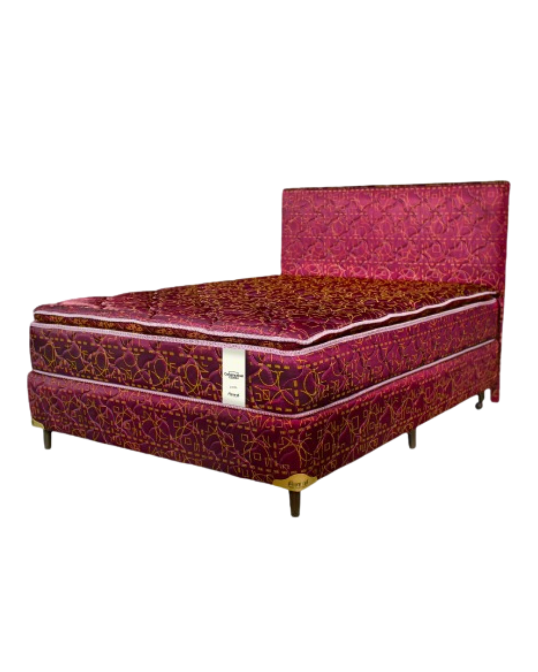 SOMIER PARANA CONV. PT 140*190 BORDO