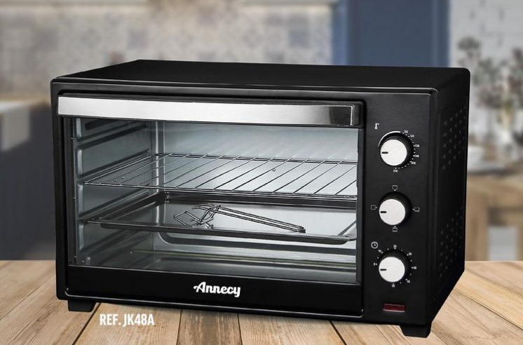 HORNO ELECTRICO 38L 250C" C/TIMER Y SELECTOR DE CALOR ANNECY JK38A