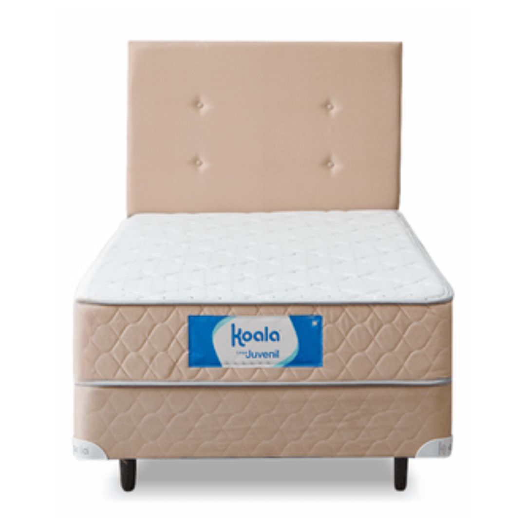 SOMIER KOALA JUVENIL 100*190 BEIGE
