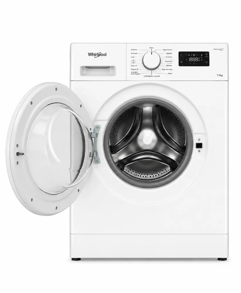 LAVARROPA WHIRLPOOL FRESHCARE WLF752B 7.5KG, imagen 3