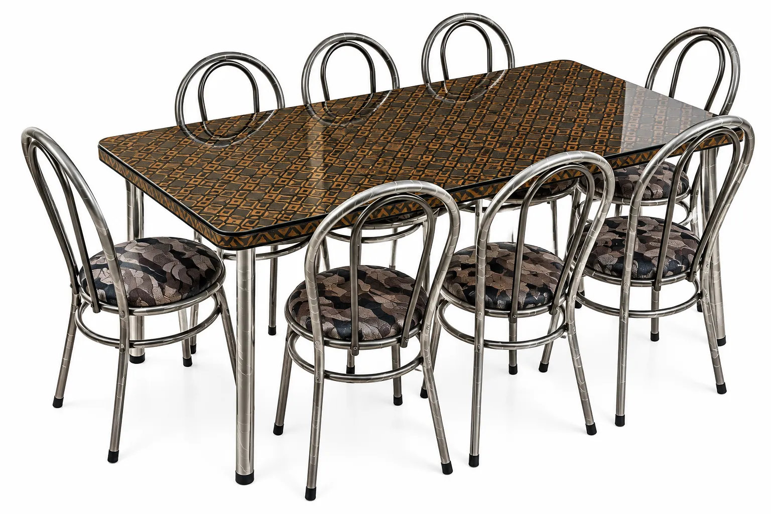 JUEGO COMEDOR TAP. CHICO DE 8 RECTANGULO, imagen 2