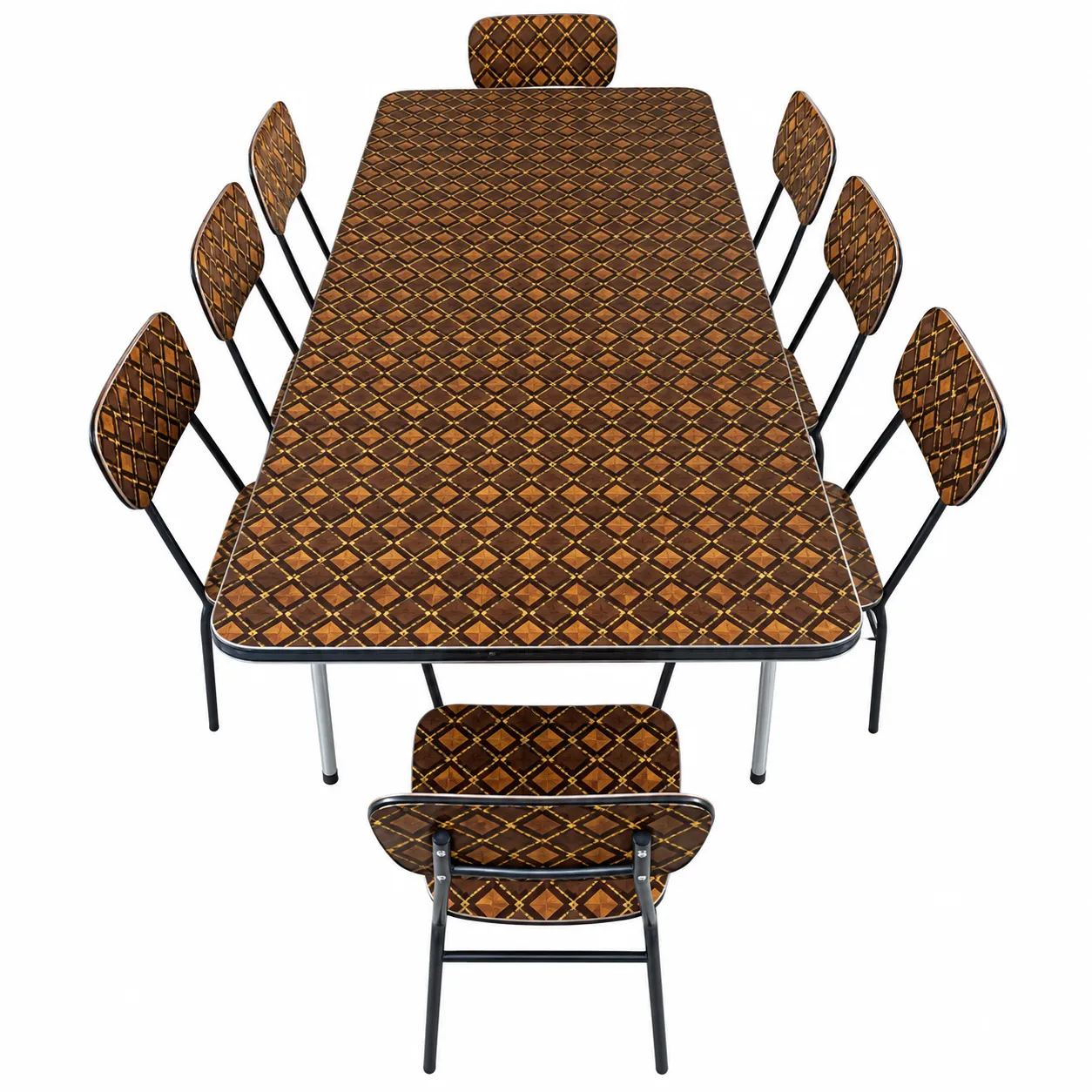 JUEGO COMEDOR FORMICA DE 8 RECTANGLO, imagen 2
