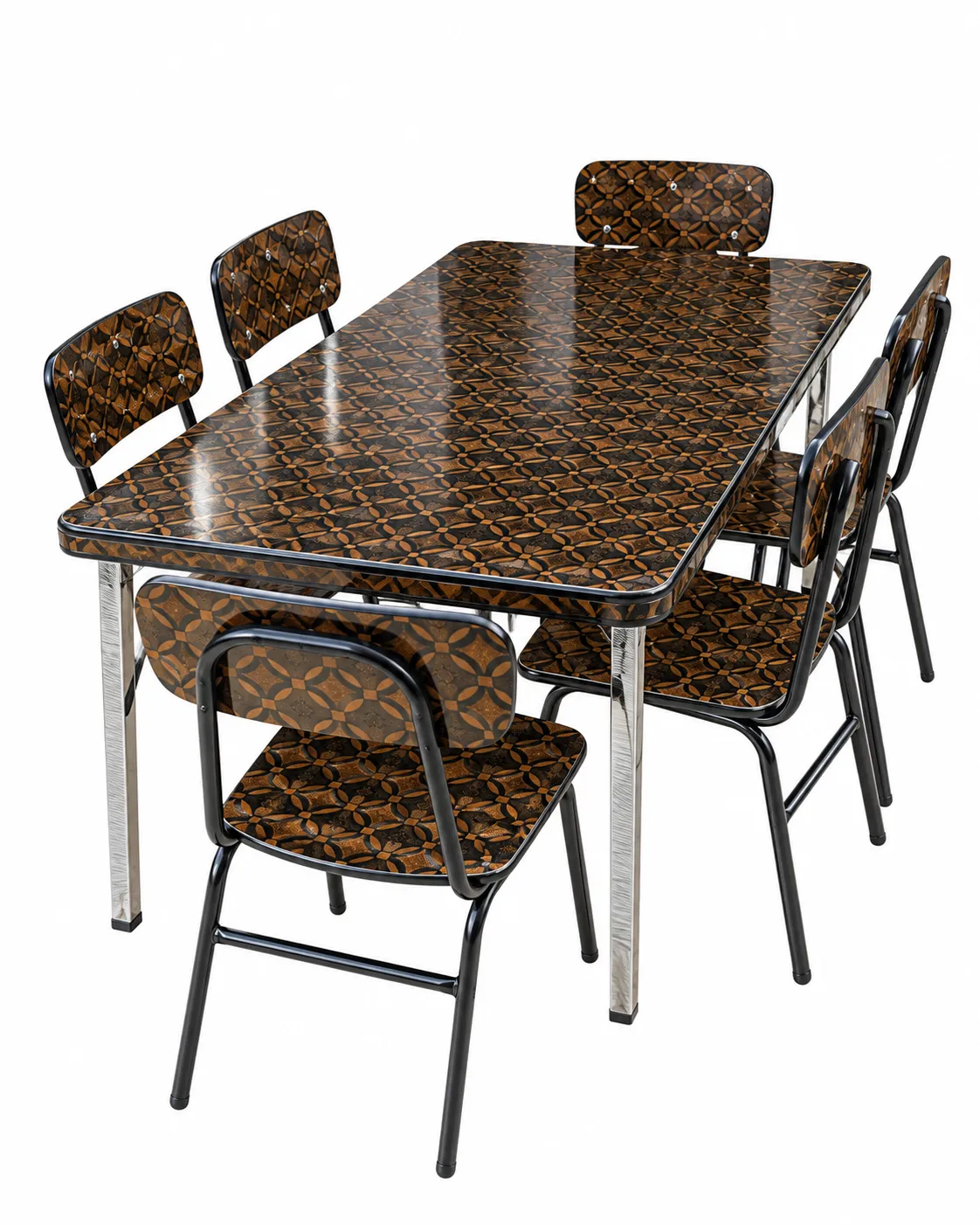JUEGO COMEDOR FORMICA DE 6 RECTANGLO