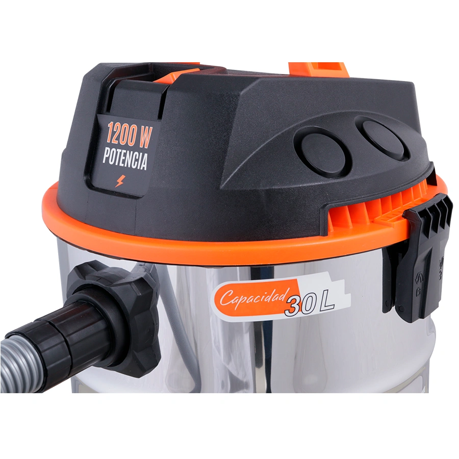 ASPIRADORA DAEWOO INOX 1200W 30L AG-PO, imagen 4