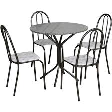 ITALUX MESA DE GRA C/4S 80CM CAPITONE NR DALIA 3009/005