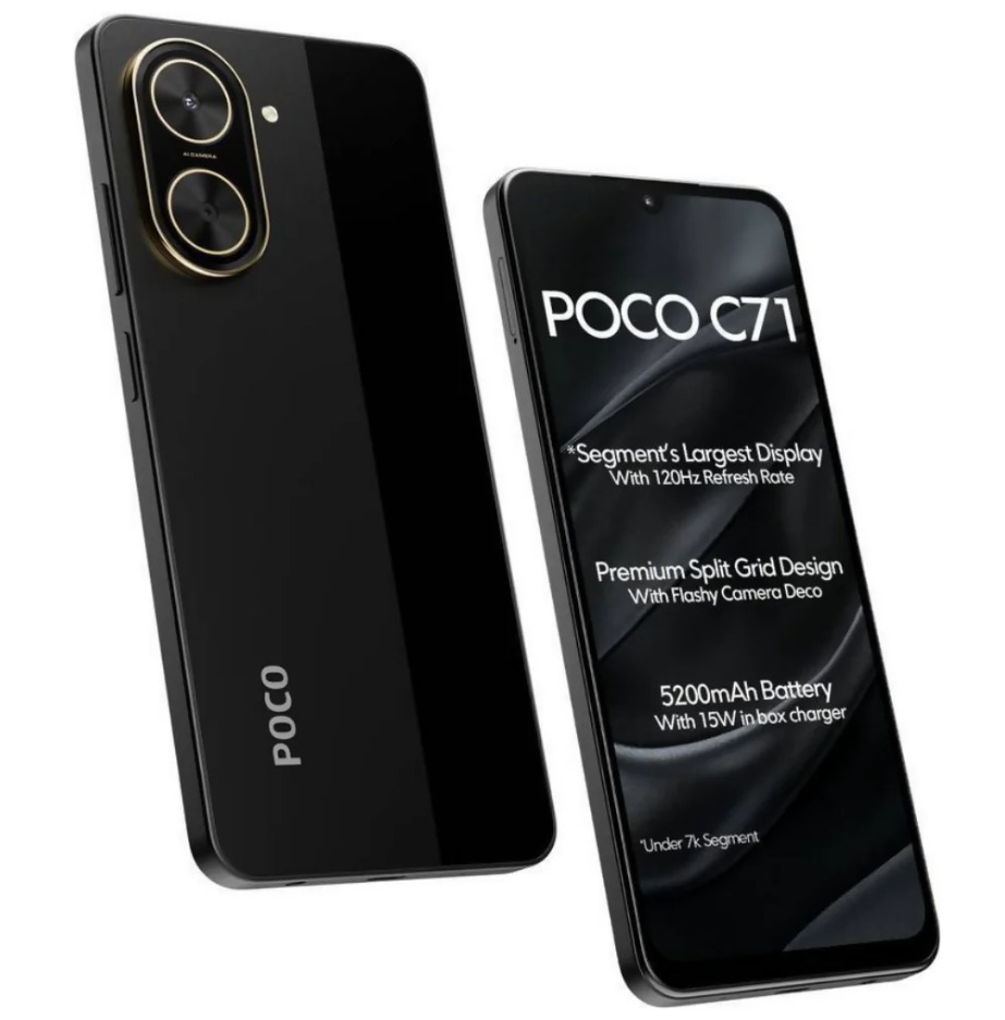 CELULAR XIAOMI POCO C71 DUAL  128/4RAM BLACK
