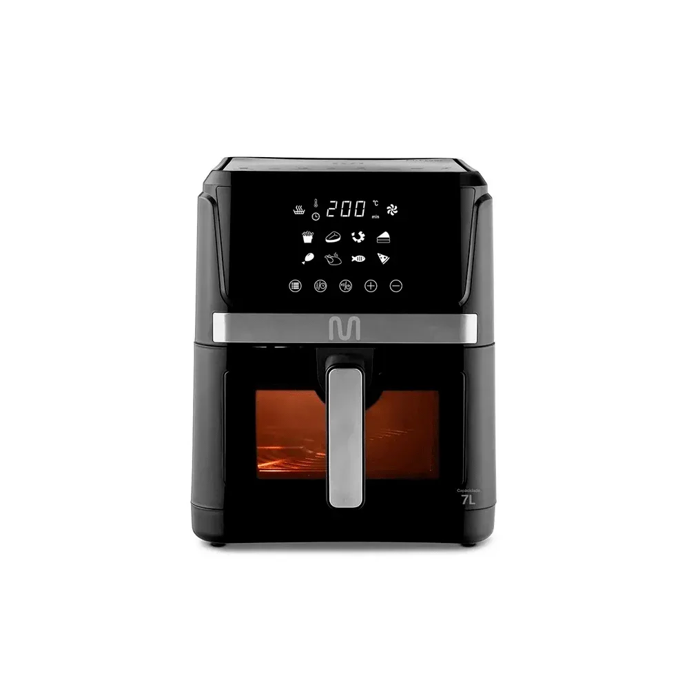 FREIDORA SIN ACEITE 7 LITROS 1600W 220V NEGRO