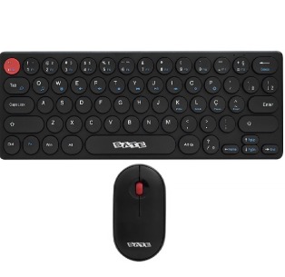 KIT TECLADO + MOUSE WIRELESS 2.4 G SATELLITE AK-6011 NEGRO PORTUGUES