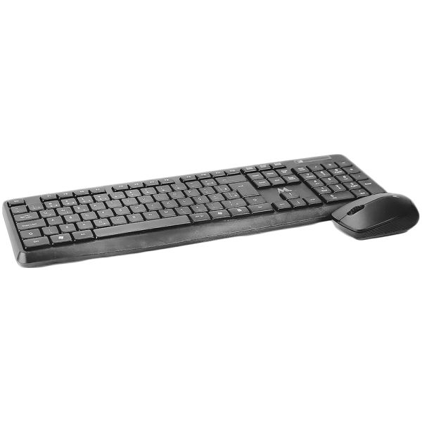 KIT TECLADO + MOUSE WIRELESS MTEK KM-5239 SLIM NEGRO PORTUGUES