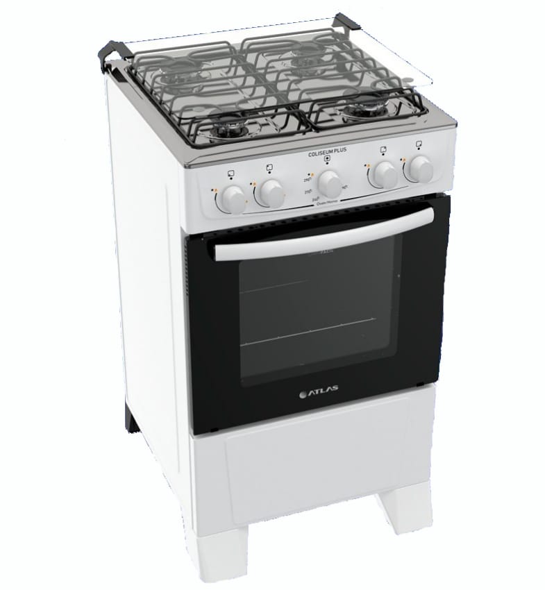 COCINA ATLAS 4H COLISEUM PLUS BLANCO S/E