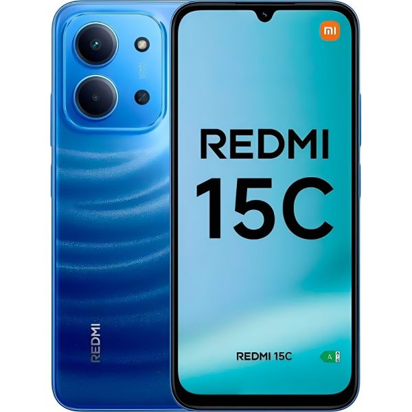 CELULAR XIAOMI REDMI 15C LTE DUAL 128GB/4GB RAM MOONLIGHT BLUE