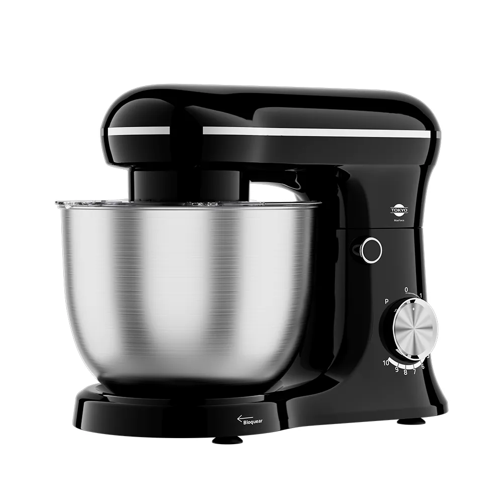 BATIDORA PLANETARIA MAXFORCE TOKYO NEGRA 10 VEL BOWL INOX 5LT 1500W, imagen 1
