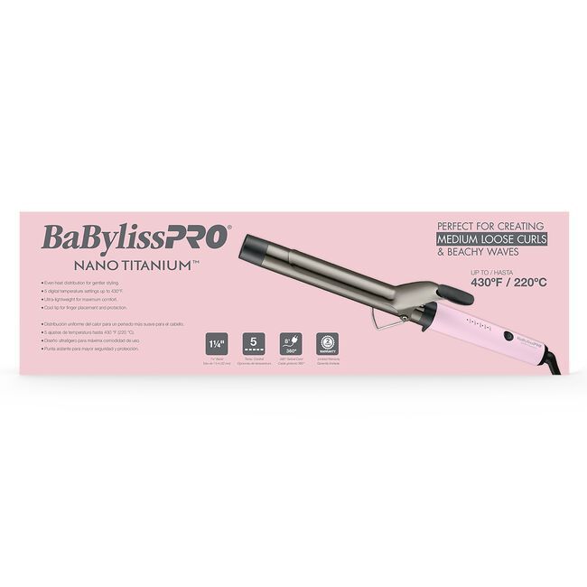 ONDULADOR BABYLISS XL 1.25 ROSA