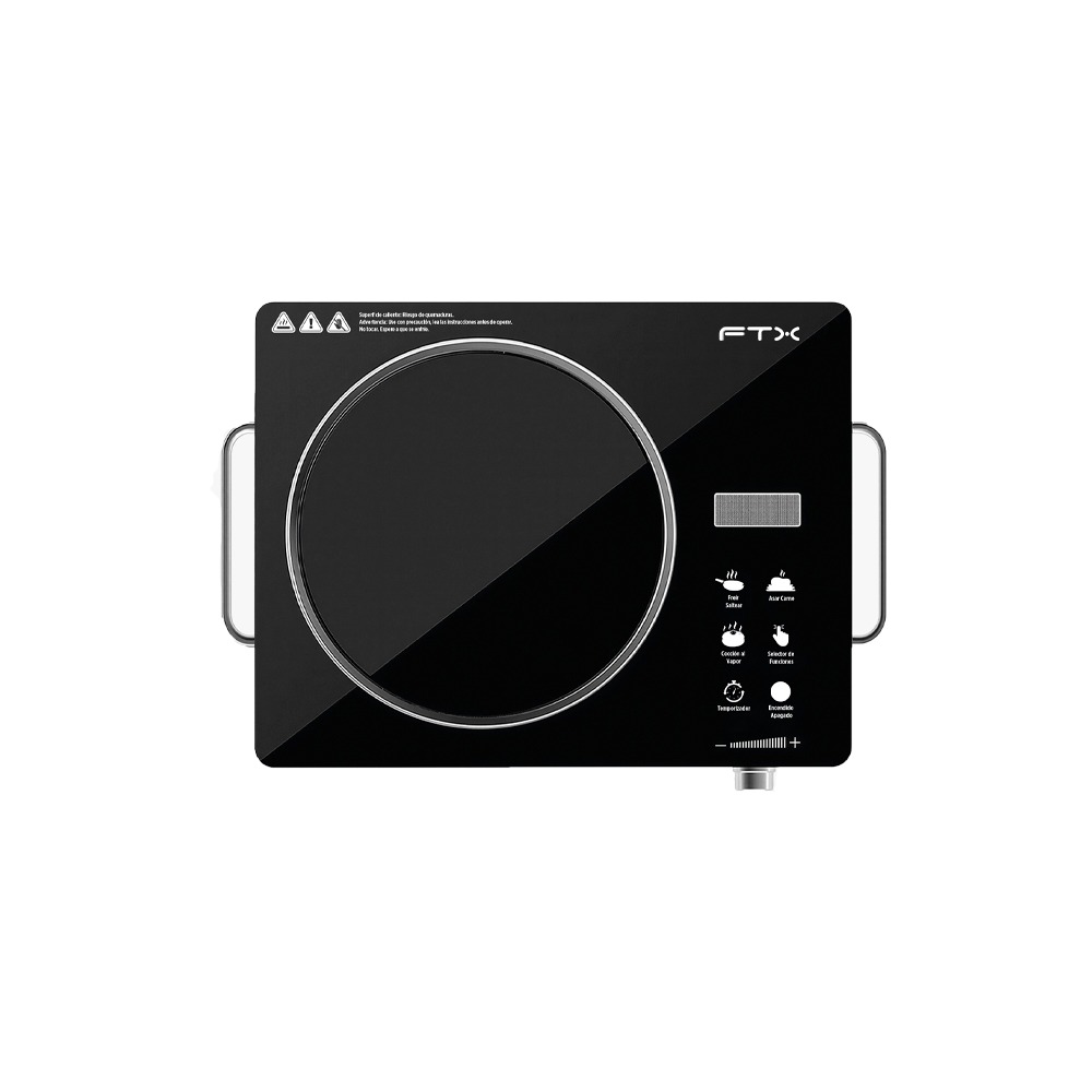 PLACA VITRO FTX 3500W 1HORN NEGRO FEC-1H