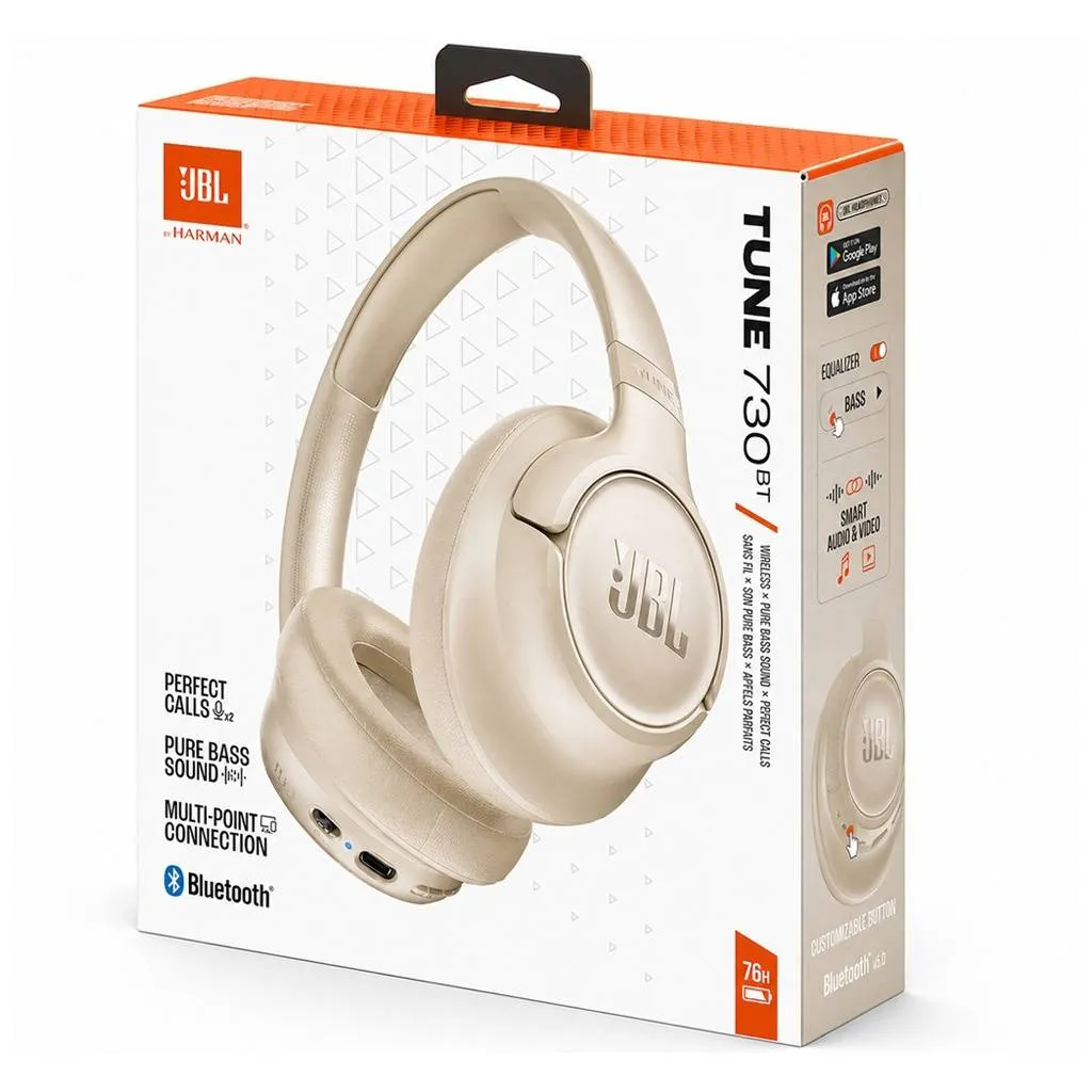 AURICULAR JBL TUNE 730BT BLANCO
