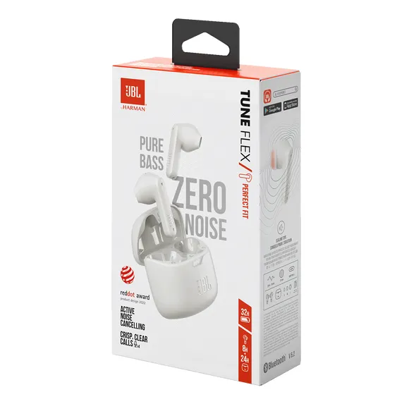 AURICULAR JBL TUNE FLEX BT BLANCO