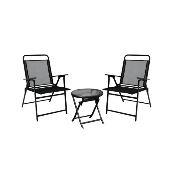 JUEGO JARDIN 3PZAS NEGRO (MESITA) GOLEADER