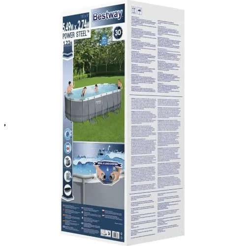 PISCINA OVAL CON EST. METALICA 13.430LT. POWER STEEL. BESTWAY, imagen 2