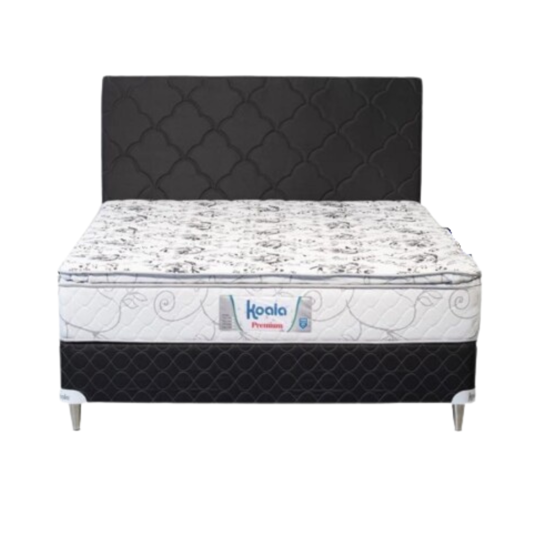 SOMIER KOALA PREMIUM 140 CON CABECERA SIN MESITAS