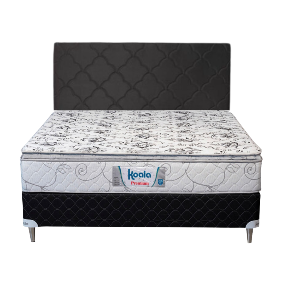 SOMIER KOALA PREMIUM 160*200  CON CABECERA SIN MESITAS