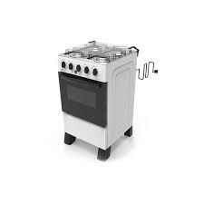 COCINA A GAS TOKYO BRAVO BLANCO 4H MESA INOX C/ENCENDIDO TAPA DE VIDRIO