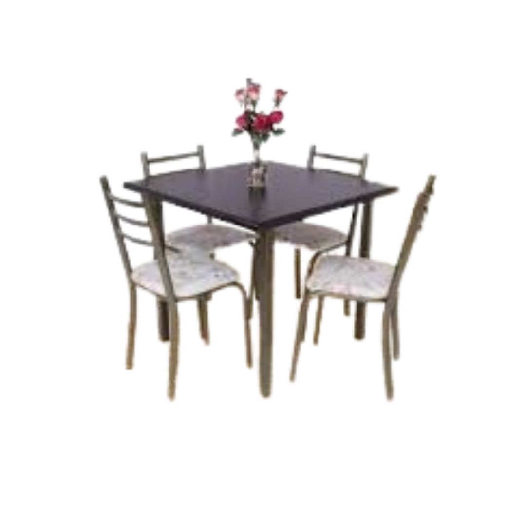 JUEGO DE MESA CAROLINA CON 4 SILLAS