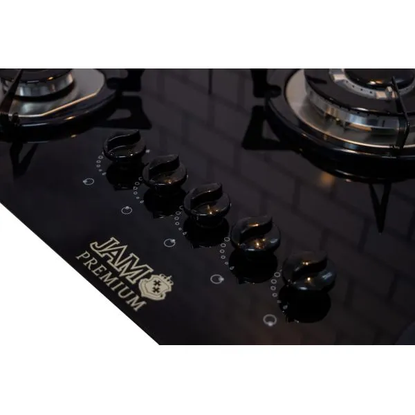 ANAFE JAM 5H EVA PREMIUM VIDRIO NEGRO, imagen 3