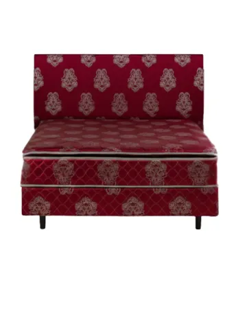 SOMIER NOGAL CALMA BORDO 160X200