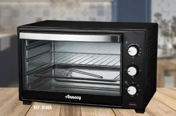 HORNO ELECTRICO 38L 250C" C/TIMER Y SELECTOR DE CALOR ANNECY JK38A