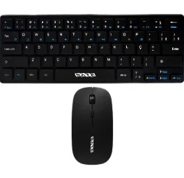 KIT TECLADO + MOUSE WIRELESS 2.4 G SATELLITE AK-731G NEGRO PORTUGUES