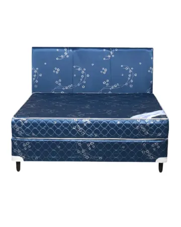 SOMMIER KOALA SIN PILLOW 160*200 AZUL CON CABECERA