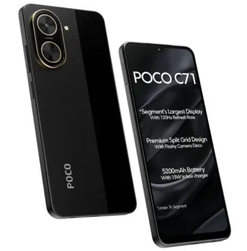 CELULAR XIAOMI POCO C71 DUAL  128/4RAM BLACK