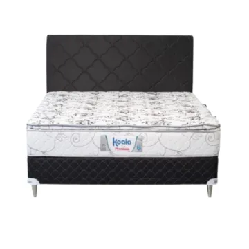 SOMIER KOALA PREMIUM 140 CON CABECERA SIN MESITAS
