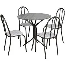 ITALUX MESA DE GRA C/4S 80CM CAPITONE NR DALIA 3009/005