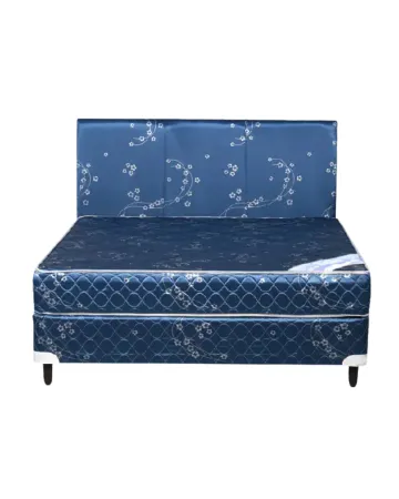 SOMMIER KOALA SIN PILLOW 140*190 AZUL CON CABECERA