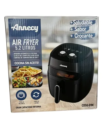 AIR FRYER 5.2L 1350W PERILLA MECANICA C/ VISOR ANNECY CD50-01M