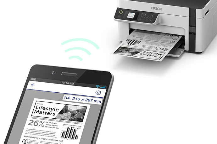 IMPRESORA EPSON M2120 ECO TANK BIVOLT, imagen 5