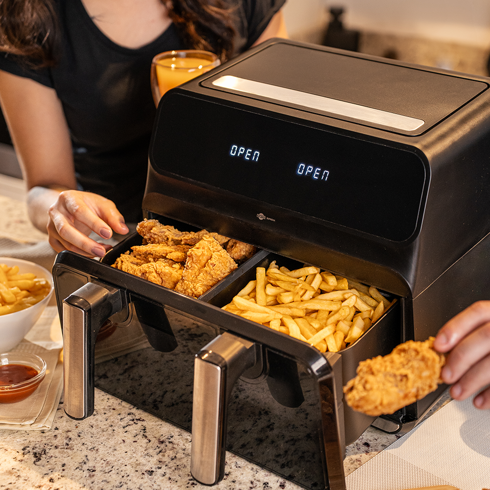 AIR FRYER TOKYO SUPREMA 8LTS DOBLE CANASTA, imagen 4