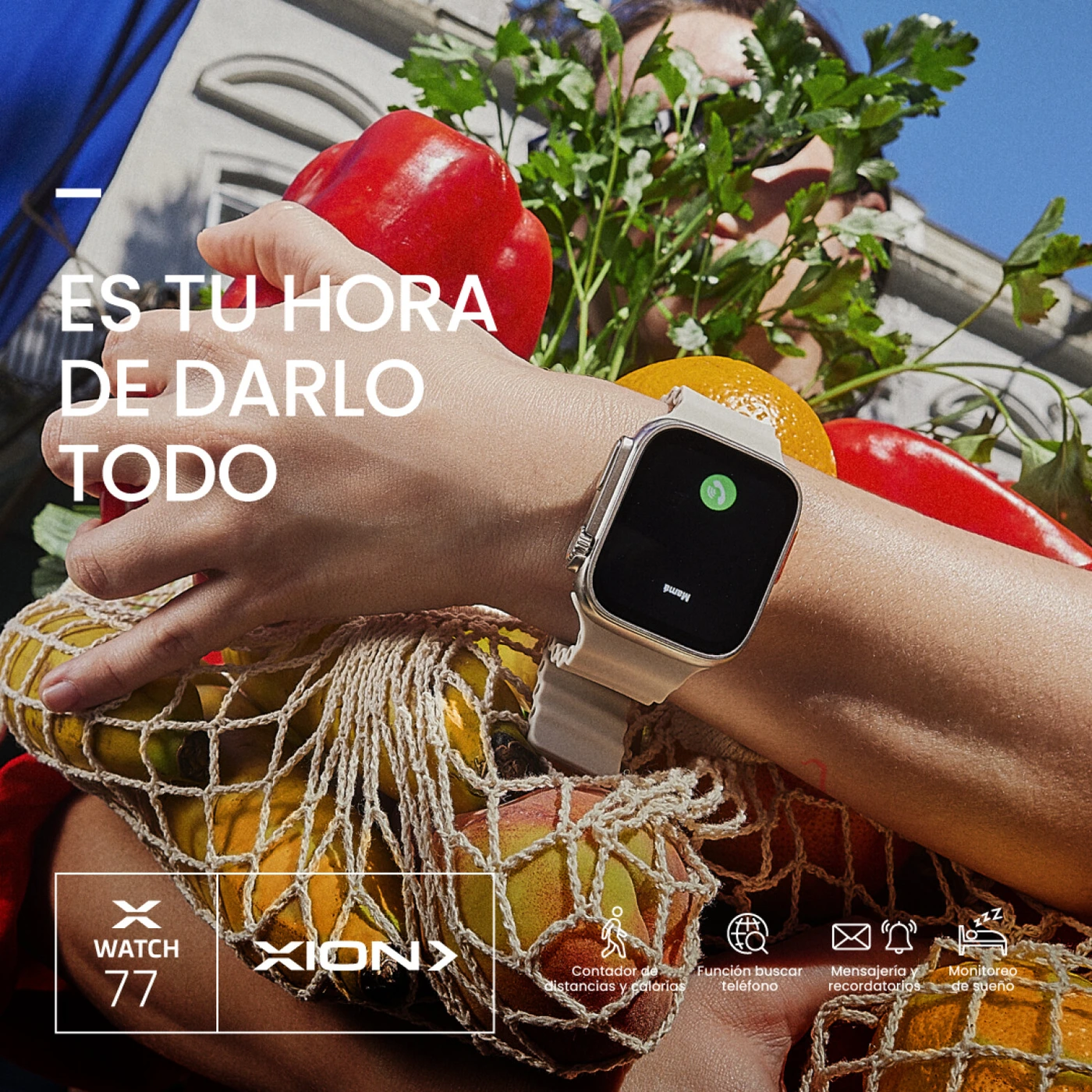 RELOJ SMART XION X1-XWATCH77 BLACK, imagen 3