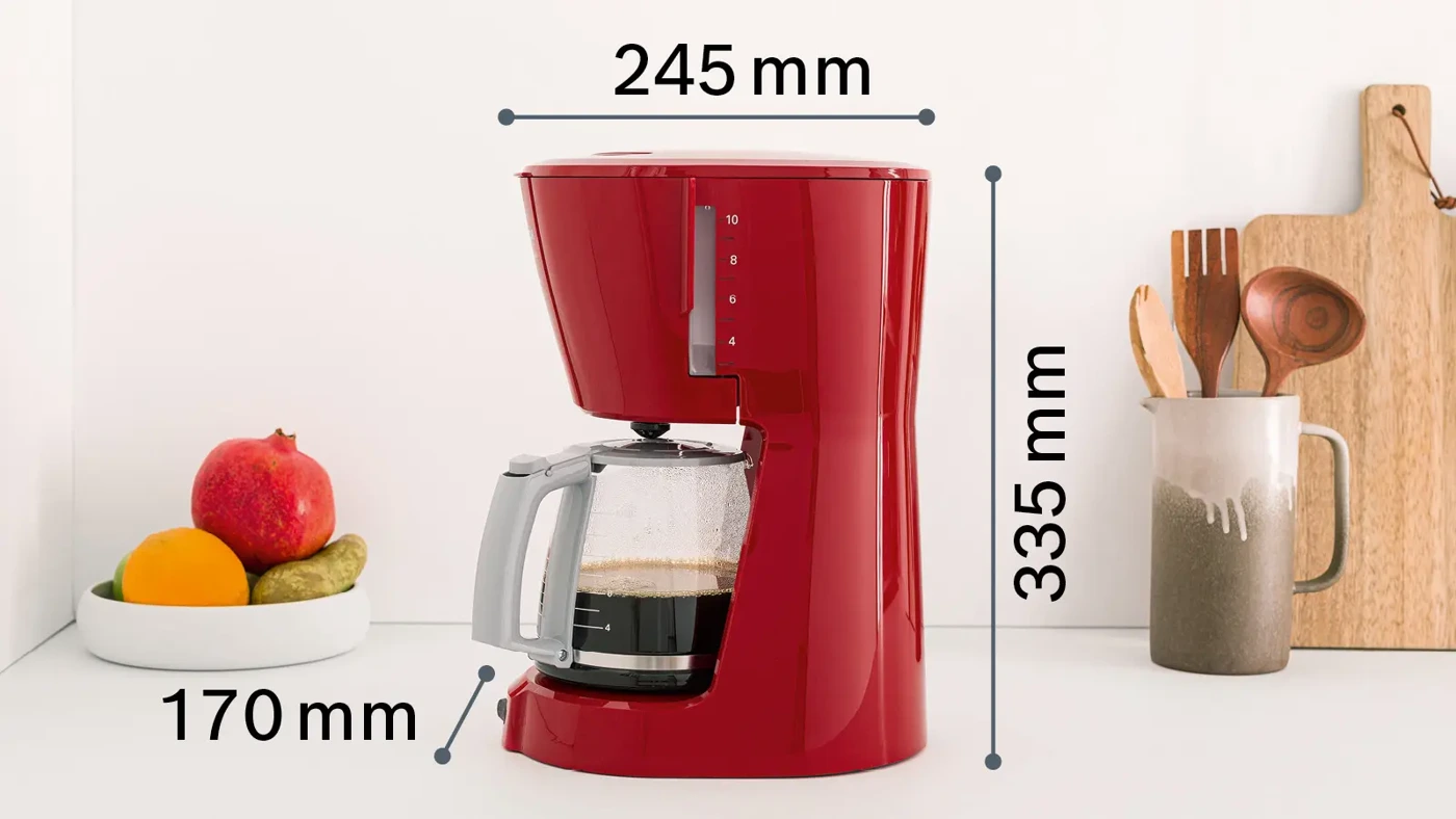 CAFETERA BOSCH GOTEO TKA3A034 ROJO, imagen 5