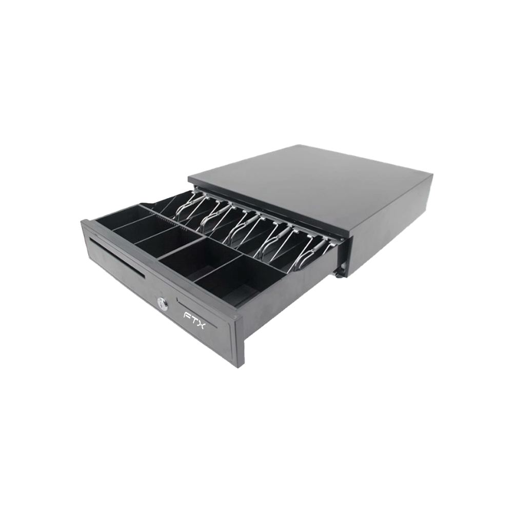 CAJA DE DINERO FTX LAS-405 ACERO RJ11/5B/5M/1R 405MM X 420MM X 100MM, imagen 2
