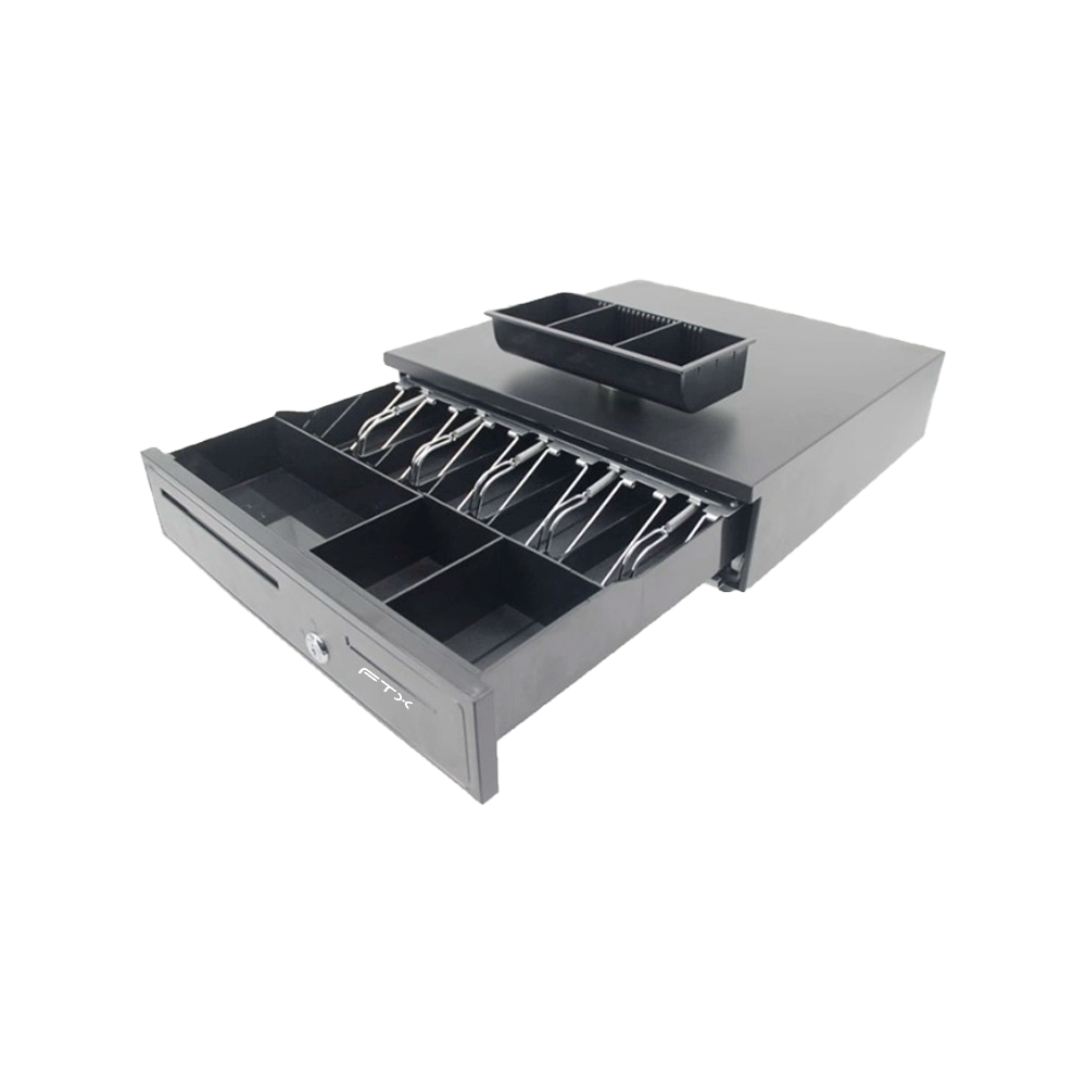 CAJA DE DINERO FTX LAS-405 ACERO RJ11/5B/5M/1R 405MM X 420MM X 100MM, imagen 3