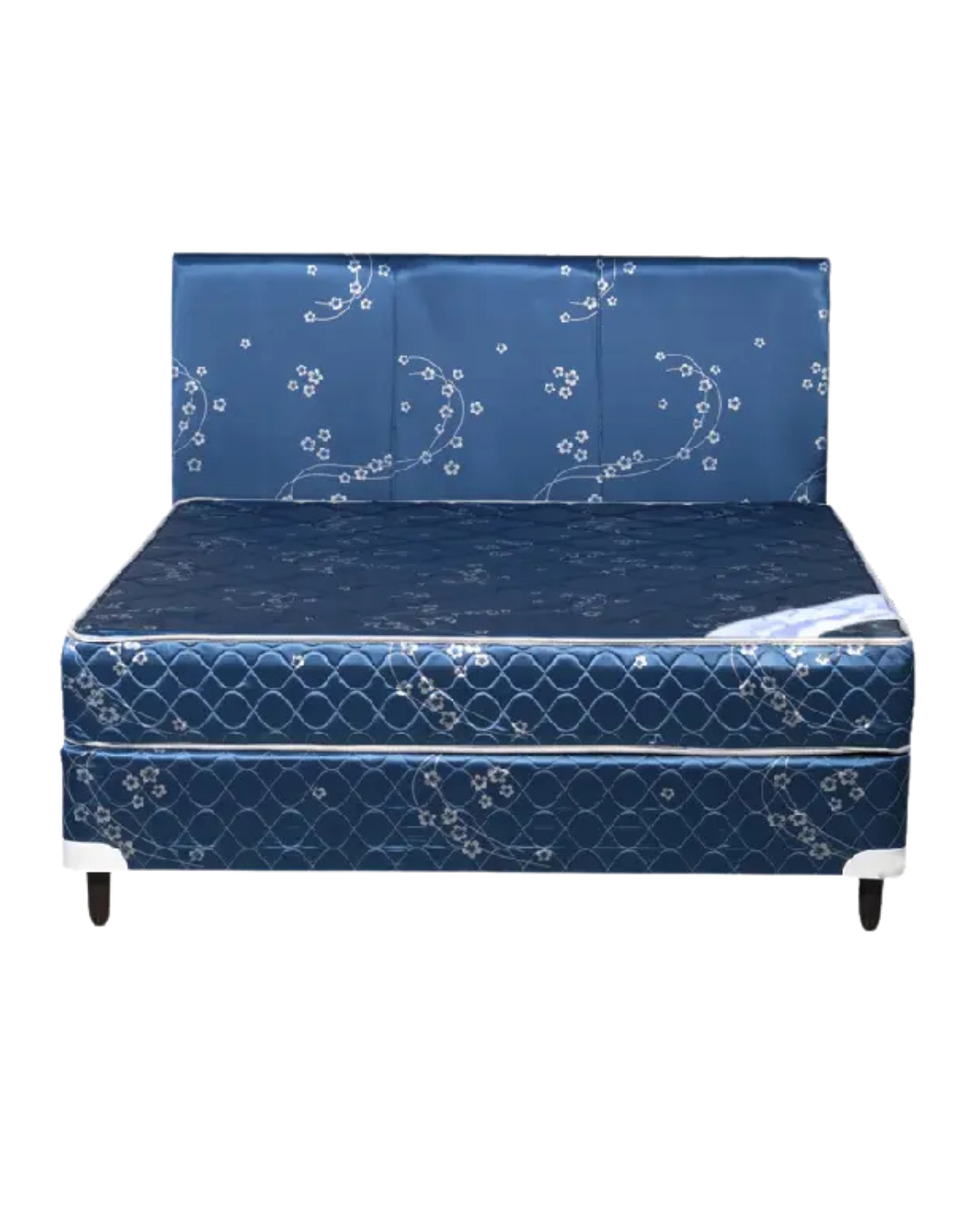 SOMMIER KOALA SIN PILLOW 160*200 AZUL CON CABECERA