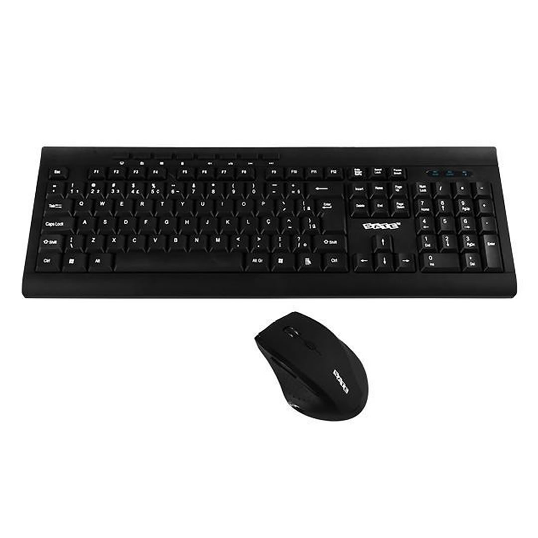 KIT TECLADO + MOUSE WIRELESS 2.4 G SATELLITE AK-726G NEGRO ESPAÑOL