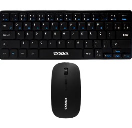 KIT TECLADO + MOUSE WIRELESS 2.4 G SATELLITE AK-731G NEGRO PORTUGUES
