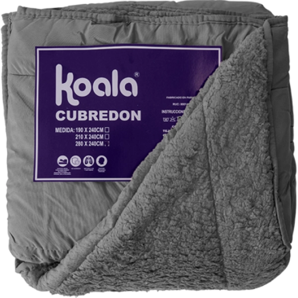 EDREDON KOALA 160X200 GRIS