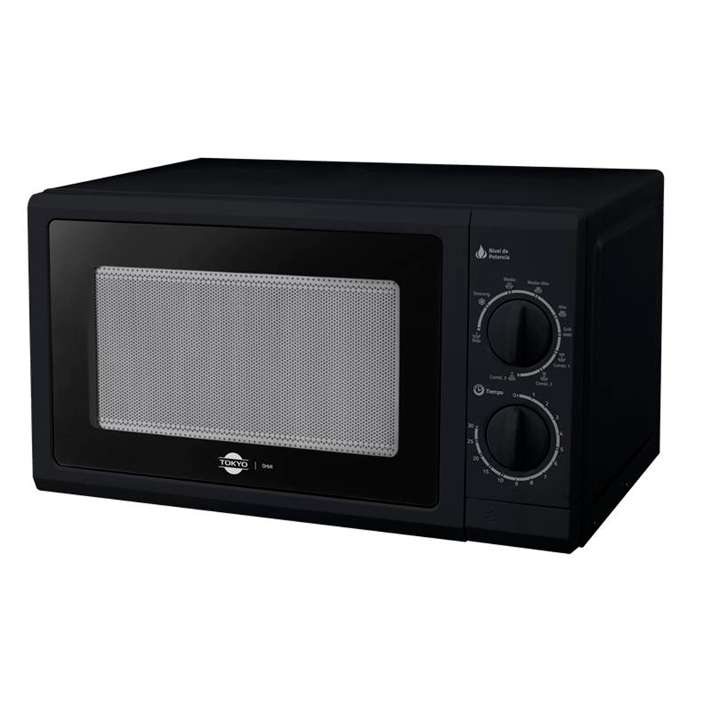 MICROONDAS TOKYO ORBIT 25LTS NEGRO
