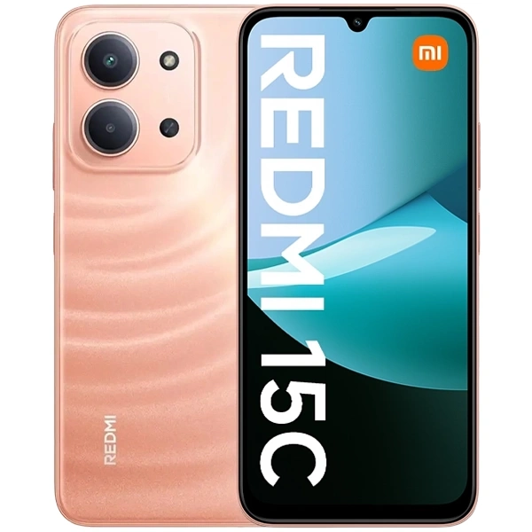 CELULAR XIAOMI REDMI 15C LTE DUAL 128GB/4GB RAM NARANJADO (GOLD)