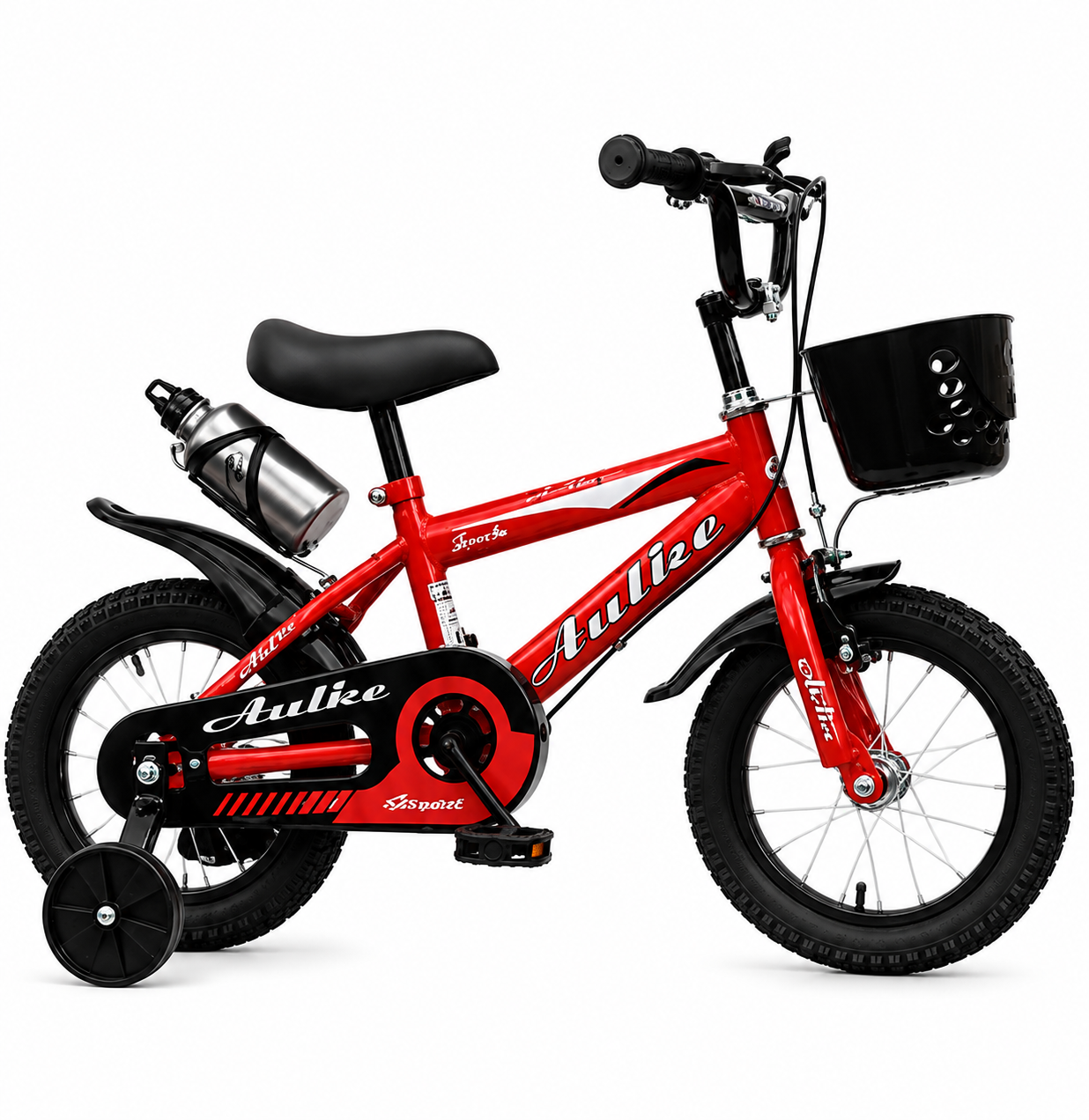 BICICLETA INFANTIL ARO 12 DOBLE FRENO C/HOPPIE ROJO